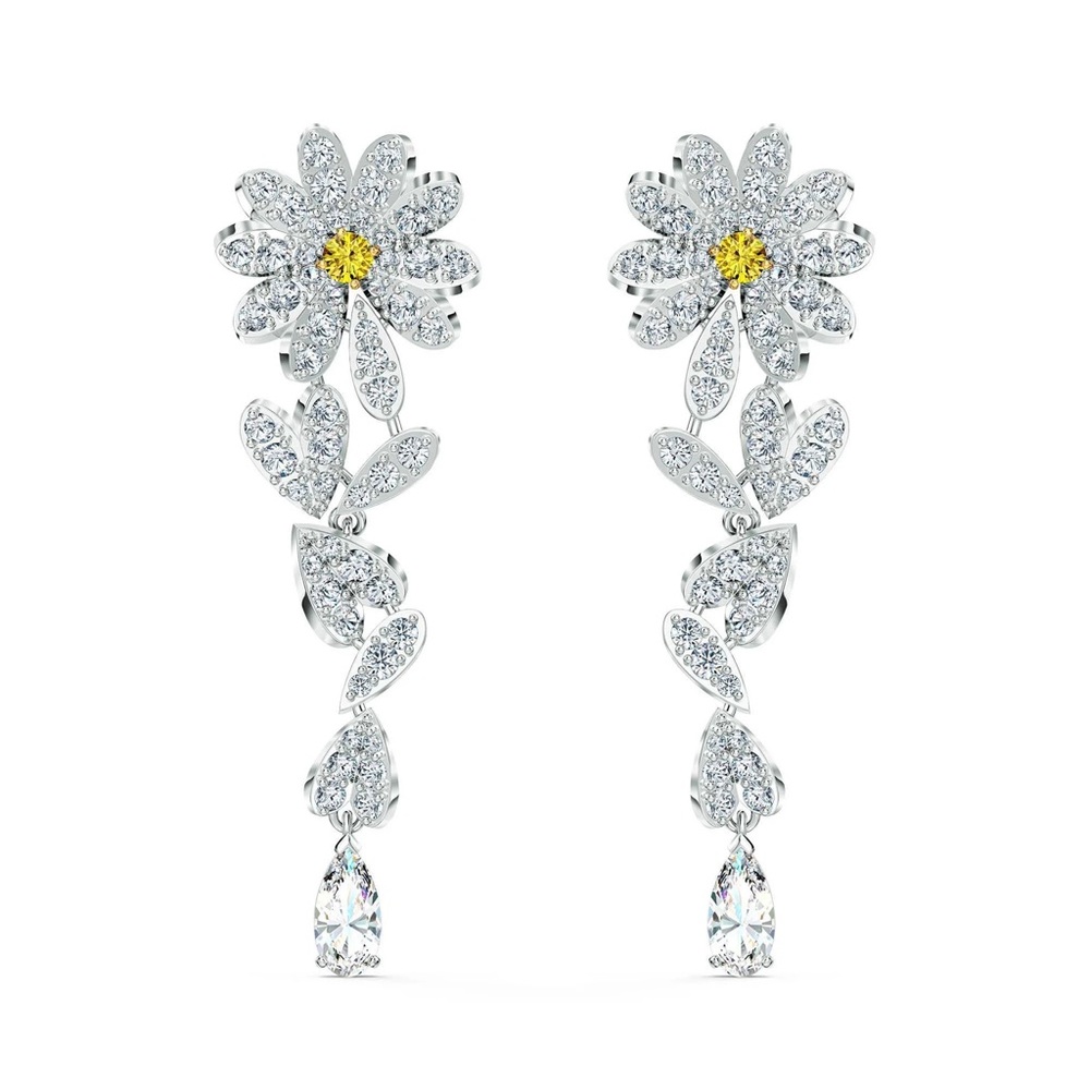 Swarovski daisy earring